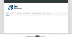 Desktop Screenshot of ifeditalia.org